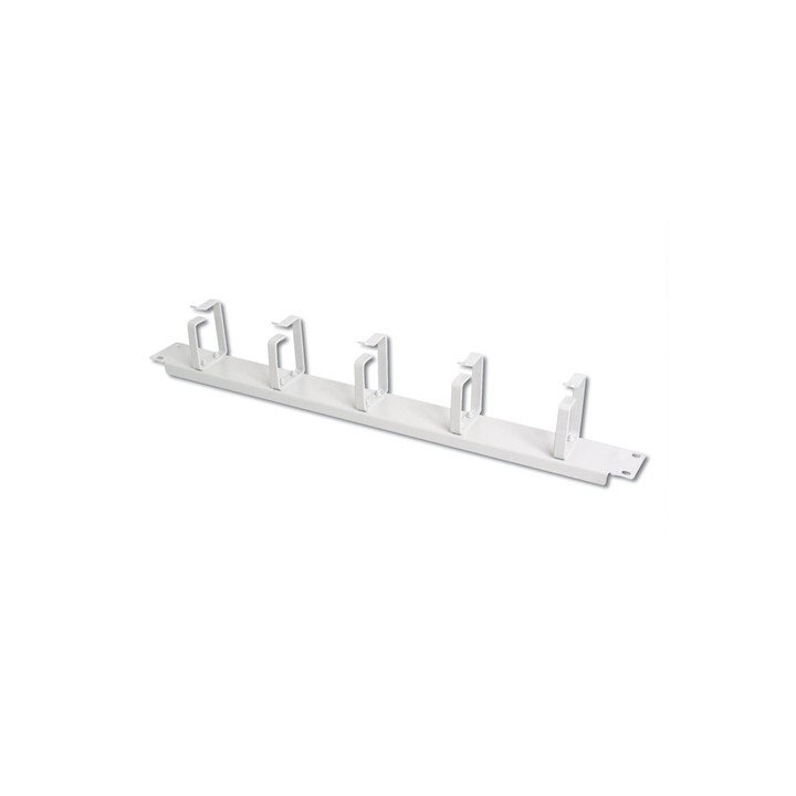 LISTELLO GUIDA CAVI 19 (2 UNITA) GRIGIO CHIARO CON 5 ANELLI (DN-19 ORG-2U)