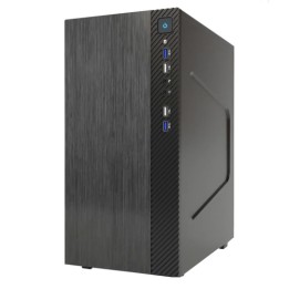 ITEK CASE SMALLCOM-B - MINI TOWER, MATX, 2XUSB3, 2XUSB2, BRUSHED
