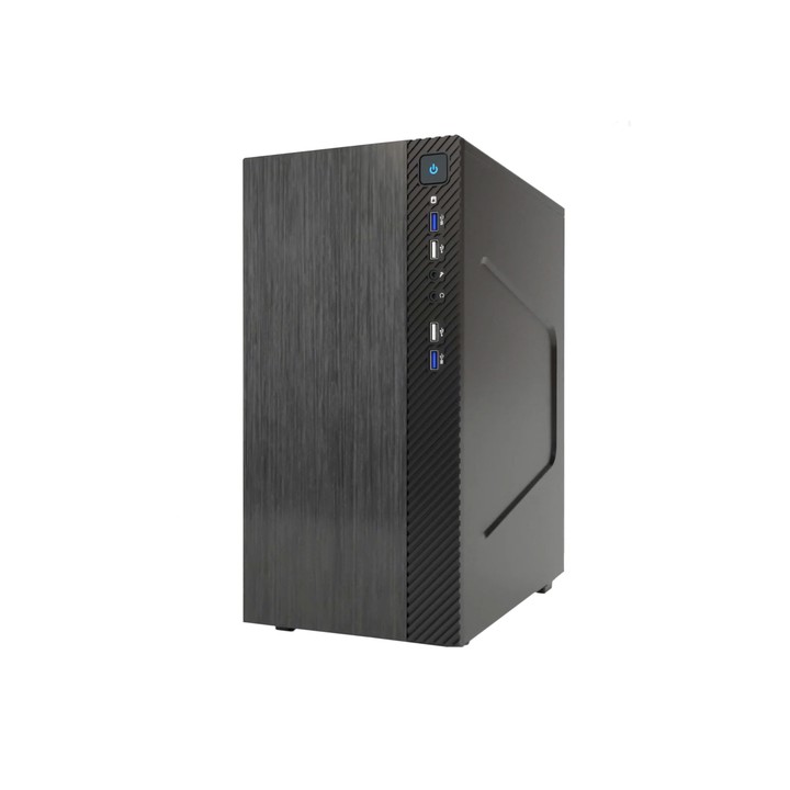 ITEK CASE SMALLCOM-B - MINI TOWER, MATX, 2XUSB3, 2XUSB2, BRUSHED