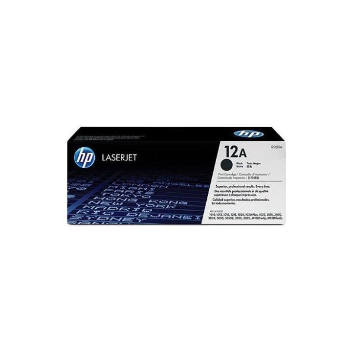 HP TONER NERO 12A 1010 /1012 /1015/ 1020/ 1022/ 3015/3030/3055