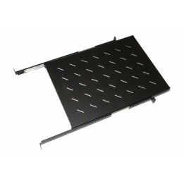 RIPIANO UNIVERSALE PER ARMADIO RACK 19 ESTRAIBILE SU BINARI TELESCOPICI 1 UNITA NERO 650MM.