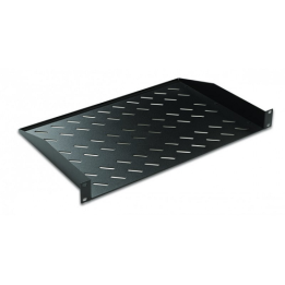 RIPIANO PER ARMADIO 19 1 UNITA PROFONDITA 300 MM. (UNIVERSALE) 2 ATTACCHI (FRONTALI) COLORE NERO