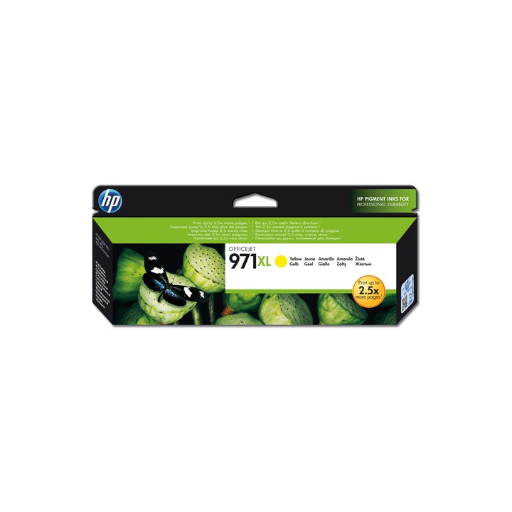HP CART INK GIALLO PER OFFICEJET PRO X451 X476 X551 X576, 971XL
