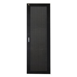 PORTA IN METALLO TRAFORATA NERA PER ARMADI LINK 42U LARGHEZZA 600MM CON SERRATURA