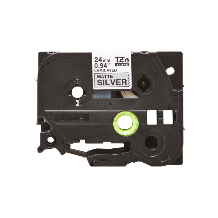 BROTHER NASTRO 24MM NON LAMINATO NERO BIANC