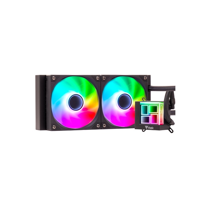ITEK DISSIPATORE A LIQUIDO HYDRO CUBE 240B - 240MM SKT UNIVERSALE PWM FAN ARGB