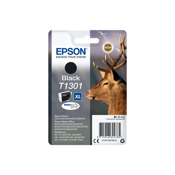 EPSON CART. INK NERO PER SX525/620FW BX525WD/625FWD/925FWD B42WD TAGLIA XL SERIE CERVO