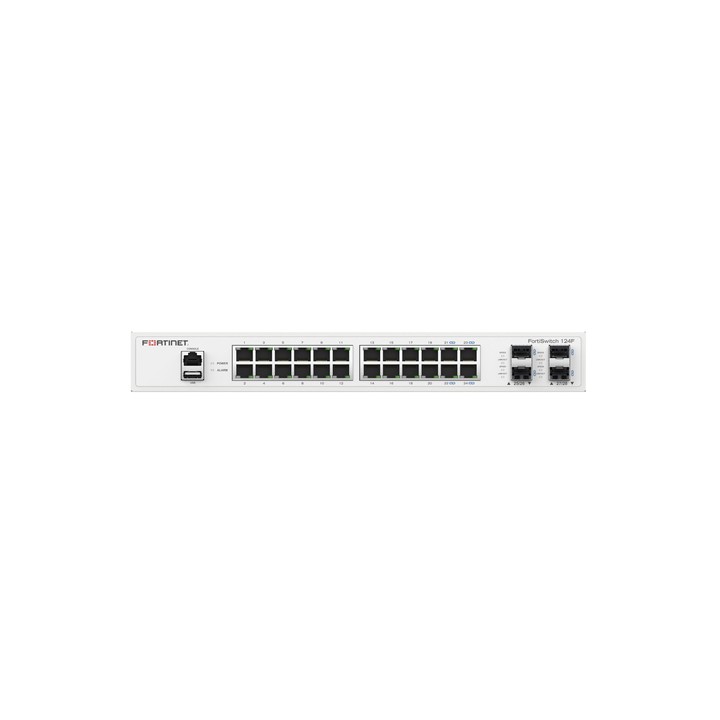 FORTISWITCH-124F FORTISWITCH-124F SWITCH CON 24 P. GE + 4 P. SFP+ + 1 P. CONSOLE RJ45