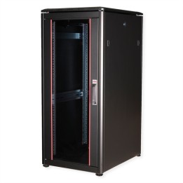 ROLINE 19" CABINET NETWORK PRO 26U, 600x800 (WxD), PORTA IN VETRO, NERO