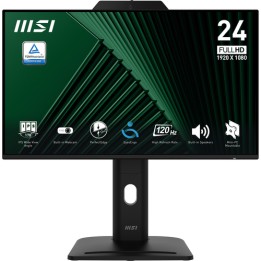 MSI MONITOR 23,8 LED IPS 16:9 FHD 120Hz 300 CDM, WEBCAM, PIVOT, VGA/DP/HDMI, MULTIMEDIALE