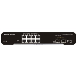 REYEE CLOUD SWITCH MANAGED GIGABIT L2 8 PORTE, 2 SLOT SFP (CHASSIS METALLICO DESKTOP)