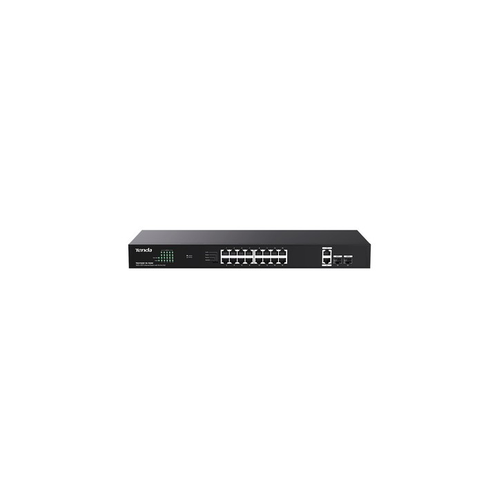 TENDA SWITCH POE UNMANAGED, 20 PORT, 16 POE