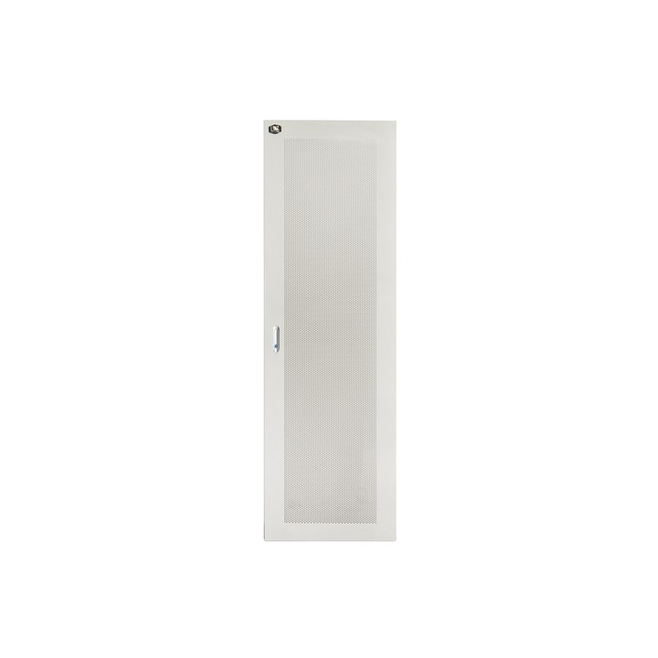 PORTA IN METALLO TRAFORATA GRIGIA PER ARMADI LINK 42U LARGHEZZA 600MM CON SERRATURA
