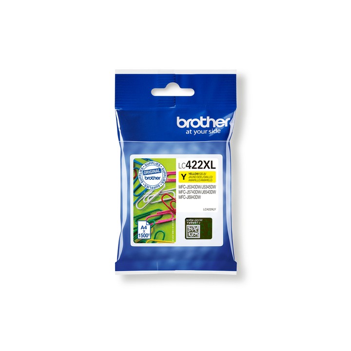 BROTHER CART INK GIALLO, 422XL, 1500 PAG