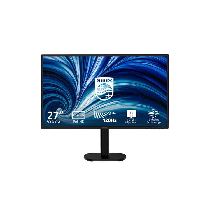 PHILIPS MONITOR 27 LED IPS FHD 16:9 4MS, REG ALTEZZA, VGA/DP/HDMI