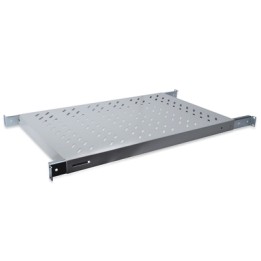 RIPIANO PER ARMADI RACK 19 ESTENSIONE VARIABILE 700-900 MM CON 4 AGGANCI COLORE GRIGIO