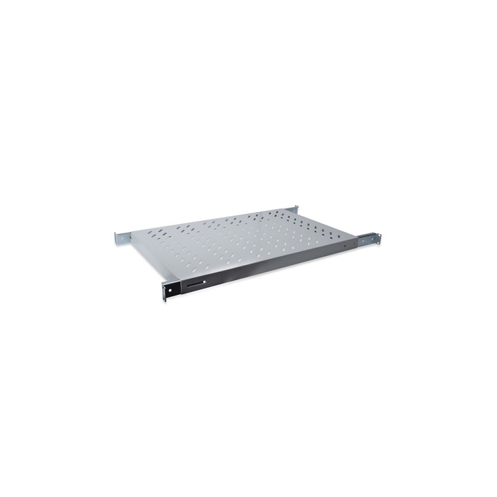 RIPIANO PER ARMADI RACK 19 ESTENSIONE VARIABILE 700-900 MM CON 4 AGGANCI COLORE GRIGIO