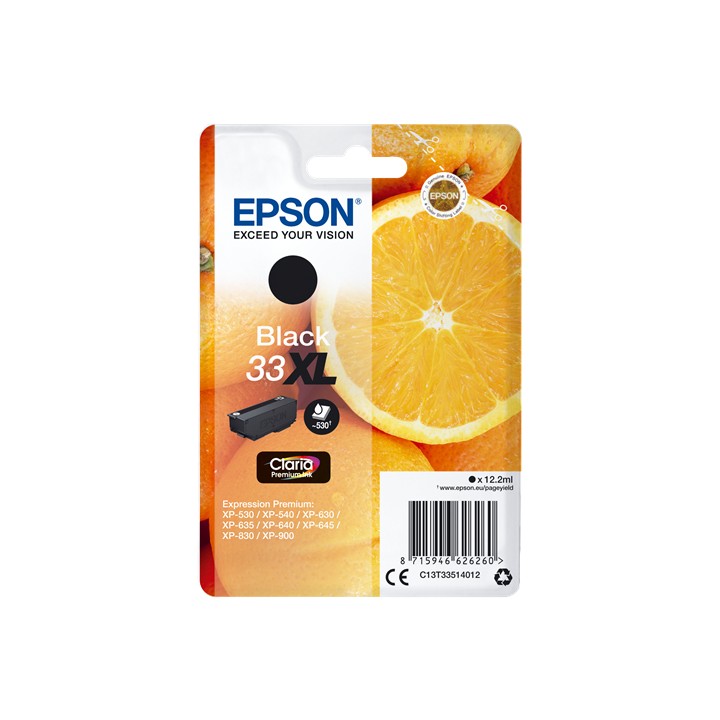 EPSON CART INK NERO T33XL, SERIE ARANCIA