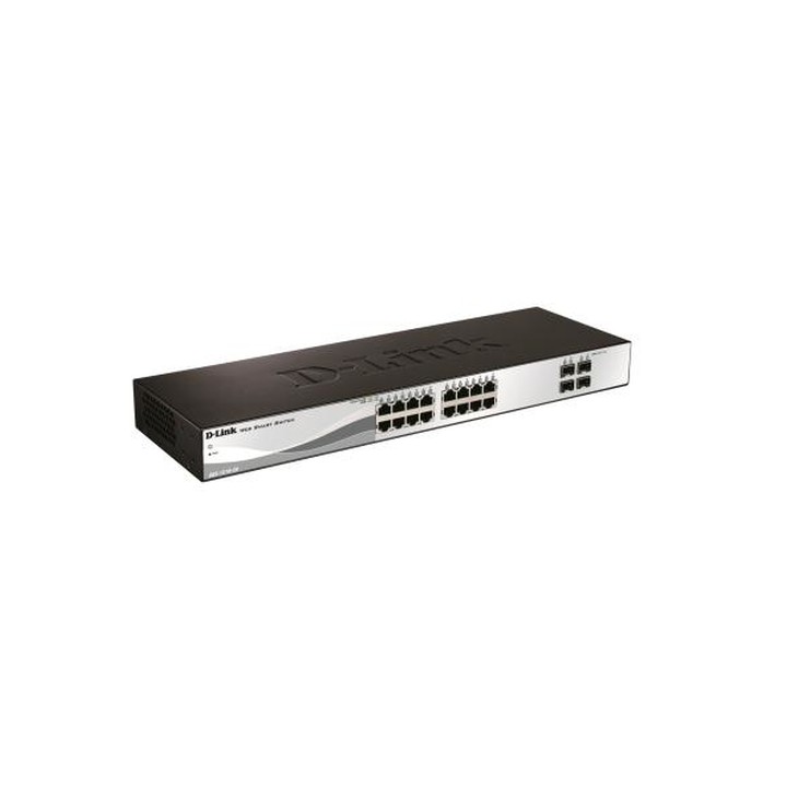D-LINK SWITCH 16 PORTE GIGABIT + 4 PORTE SFP SMART+