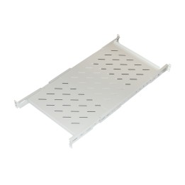 RIPIANO ALLUNGABILE DA 560 A1023 MM PER ARMADI RACK 19 FINO A 1000 MM COLORE GRIGIO CHIARO