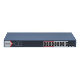 HIKVISION SWITCH SMART MANAGED POE 10/100 + UPLINK GIGABIT COMBO