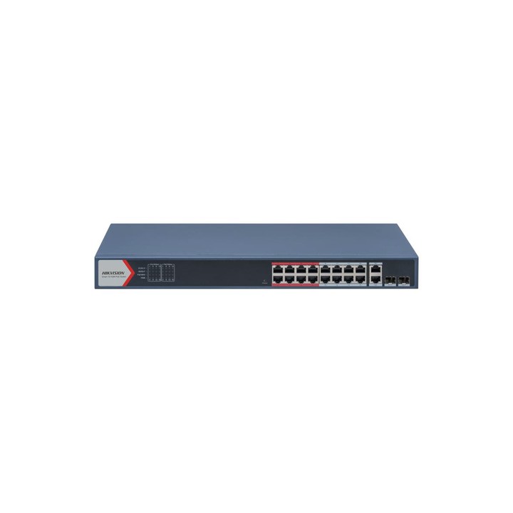 HIKVISION SWITCH SMART MANAGED POE 10/100 + UPLINK GIGABIT COMBO