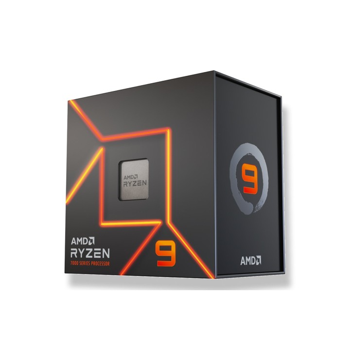 AMD CPU RYZEN 9, 7900, AM5, 5.40GHz 12 CORE, CACHE 76MB, 65W