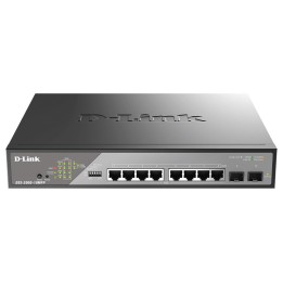 D-LINK SWITCH 8-PORTE 10/100/1000 POE GIGABIT ETHERNET SURVEILLANCE