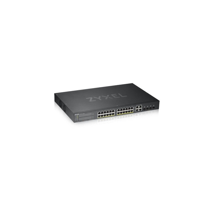 ZYXEL SWITCH MANAGED 24 PORTE GIGABIT POE + 4 UPLINK