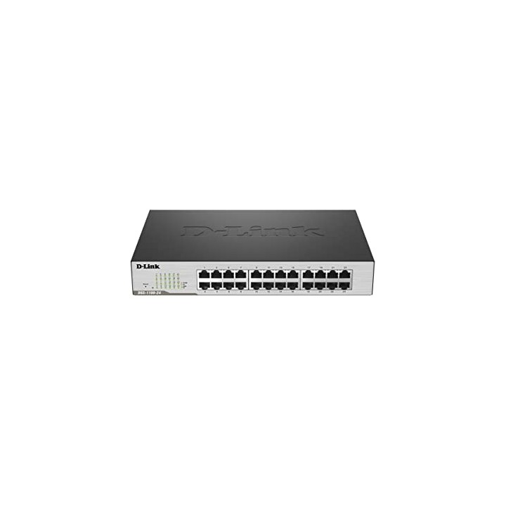 D-LINK SWITCH SMART MANAGED 24 PORTE GIGABIT, FANLESS, 802.1Q VLAN, 802.1p QoS, 11 RACKMOUNT INSTALLATION