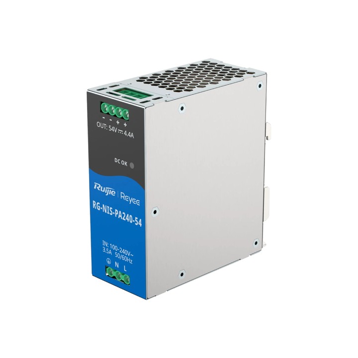 REYEE ALIMENTATORE AC/DC 240W 56V DIN-RAIL PER SWITCH INDUSTRIALI