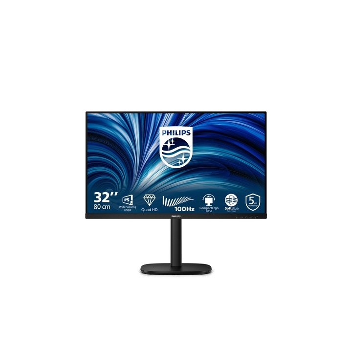 PHILIPS MONITOR 31,5 LED IPS QHD 16:9 4MS 350 CDM, PIVOT, DP/HDMI, MULTIMEDIALE