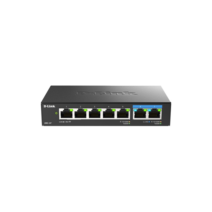 D-LINK SWITCH MULTI-GIGABIT 7 PORTE NON GESTITO