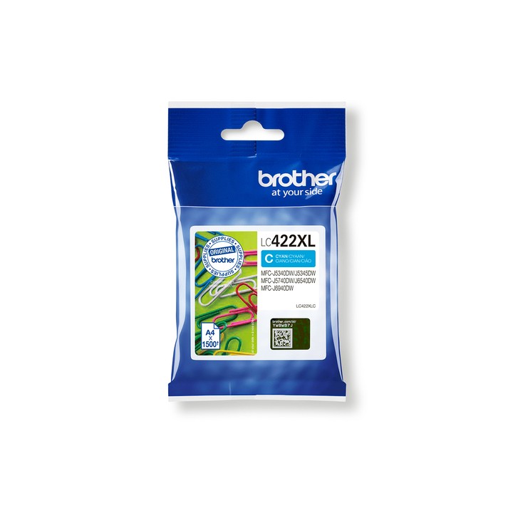 BROTHER CART INK CIANO, 422XL, 1500 PAG