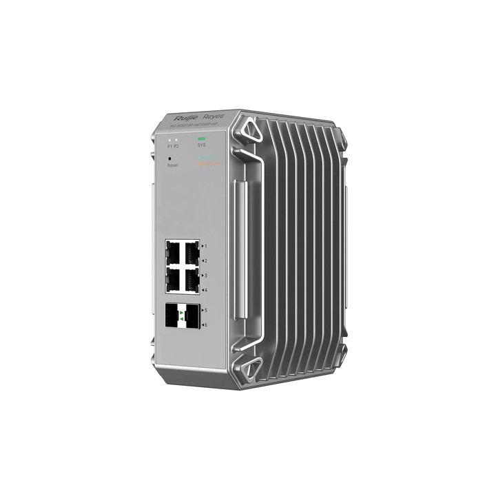 REYEE CLOUD INDUSTRIAL SWITCH L2 FULL MANAGED IP40. 8X1GE POE+ POWER BUDGET 240W 4XSFP