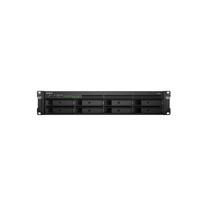 SYNOLOGY NAS RACK 8BAY 2.5"/3.5" SSD/HDD SATA, 2xSSD M.2 SATA, AMD RYZEN V1500B 4CORE 2.2 GHz, 4GB SODIMM DDR4 ECC (UP TO 32GB),