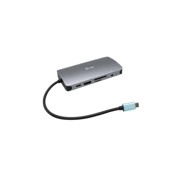 I-TEC NANO DOCKING STATION USB-C HDMI-VGA CON PORTA LAN, POWER DELIVERY 100W, RIVESTIMENTO IN METALLO