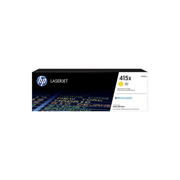 HP TONER 415X, GIALLO LASERJET M454/M479, 6.000 PAG HP TONER 415X, GIALLO LASERJET M454/M479, 6.000 PA