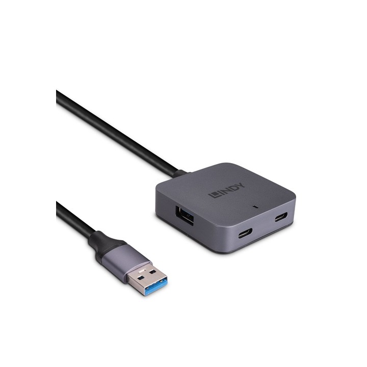 LINDY HUB USB 3.0 5M, 4 PORTE
