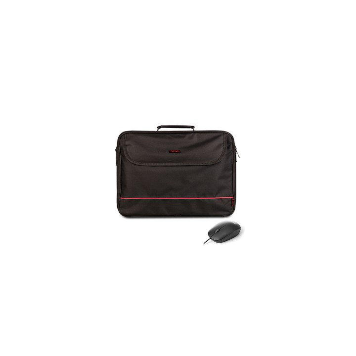 NGS BORSA ORGANIZER NOTEBOOK FINO 16" + MOUSE OTTICO NERO