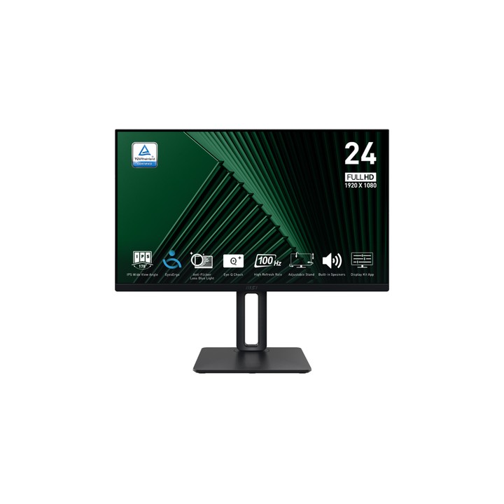 MSI MONITOR 23.8 LED IPS 16:9 FHD 1MS 100Hz, DP/HDMI, PIVOT, MULTIMEDIALE