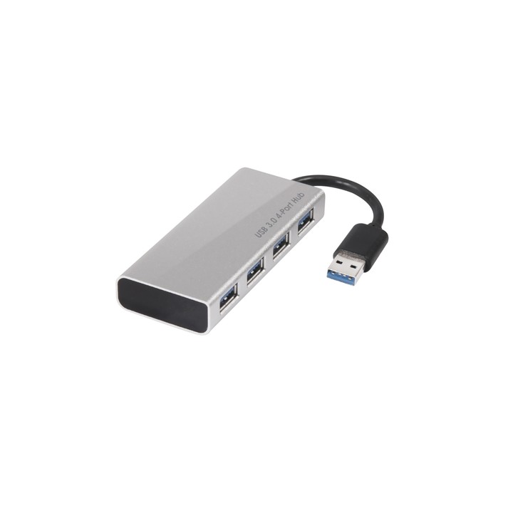 CLUB3D ADATTATORE USB TYPE A 3.1 GEN 1 TO 4 X USB TYPE A 3.0 ALUMINIUM CASING WITH POWER