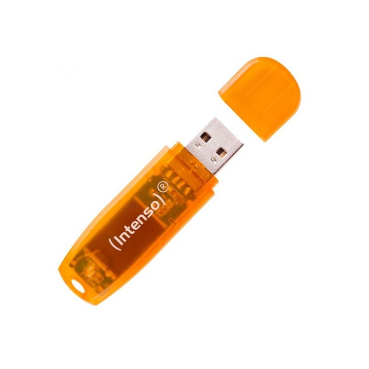 INTENSO PEN DISK RAINBOW LINE 64GB ORANGE USB 2.0