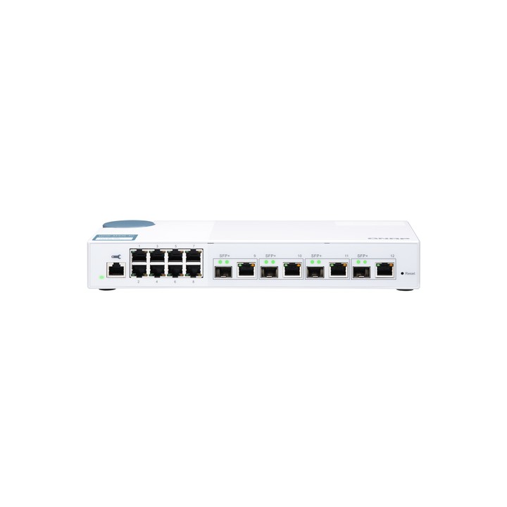 QNAP SWITCH QSW-M408-4C 8P 1GBPS-4P 10G SFP, NBASE-T COMBO