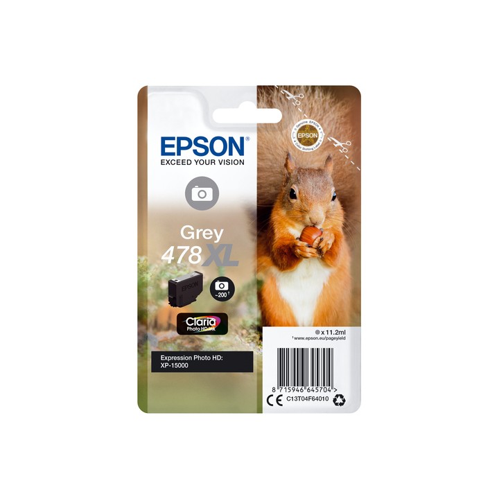 EPSON CART INK GRIGIO PHOTO HD 478XL SCOIATTO