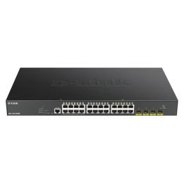 D-LINK SWITCH 24 PORTE GIGABIT POE SMART MANAGED