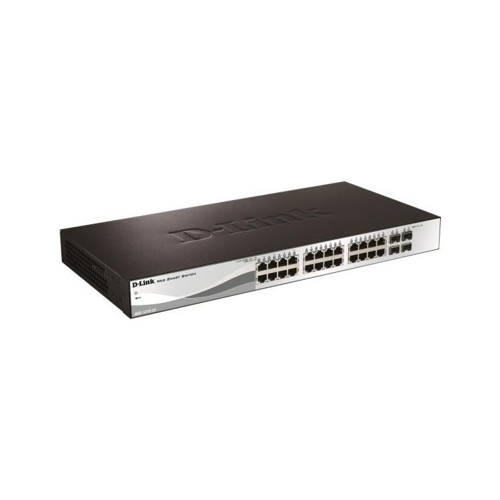 D-LINK SWITCH 28 PORTE GIGABIT DI CUI 24 POE + 4 PORTE SFP SMART MANAGED