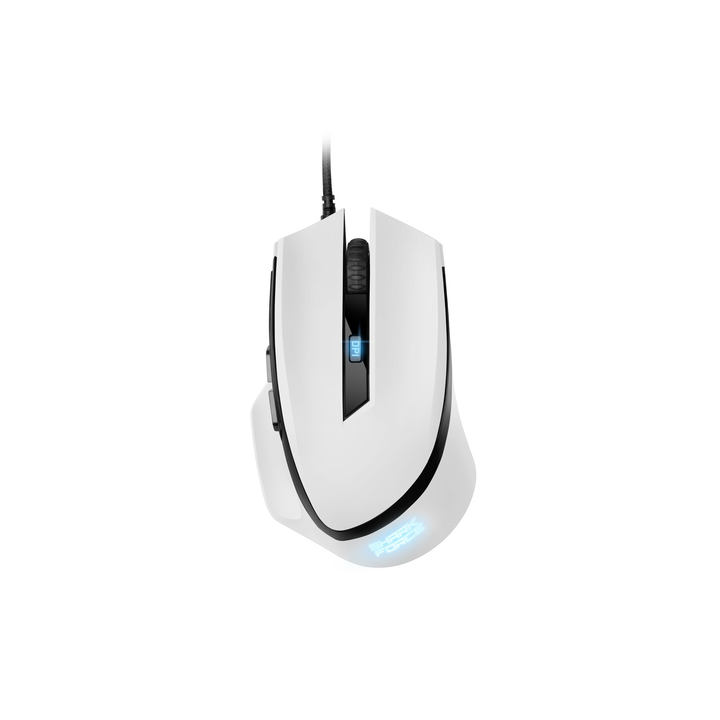 SHARKOON MOUSE GAMING SHARK-FORCE2-WH, 4200 DPI, USB, 1.8MT, BIANCO