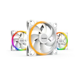 BE QUIET! VENTOLA LIGHT WINGS WHITE 140MM PWM TRIPLE-PACK