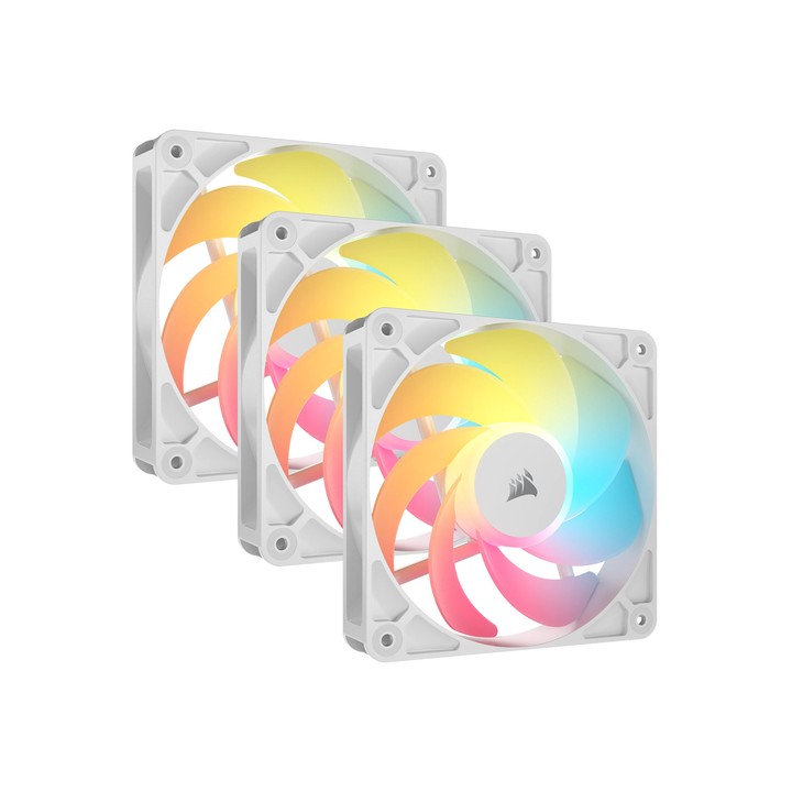 CORSAIR VENTOLA TRIPLA RS120-R ARGB, 120MM, BIANCO